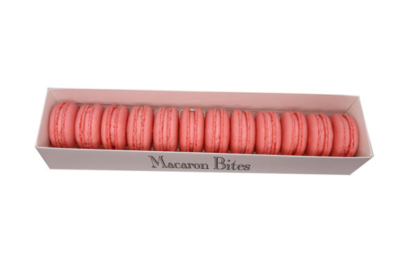 Macaron Bites Strawberry French Macarons, 12 Count