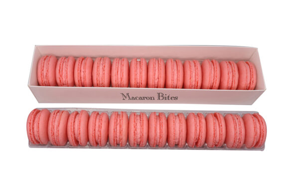 Macaron Bites Strawberry French Macarons, 24 Count