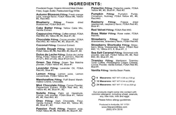 Macaron Bites Assorted French Macarons, 12 Count - Image 7