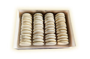 Vanilla Macaron Cookies Gift Box - 24 Count
