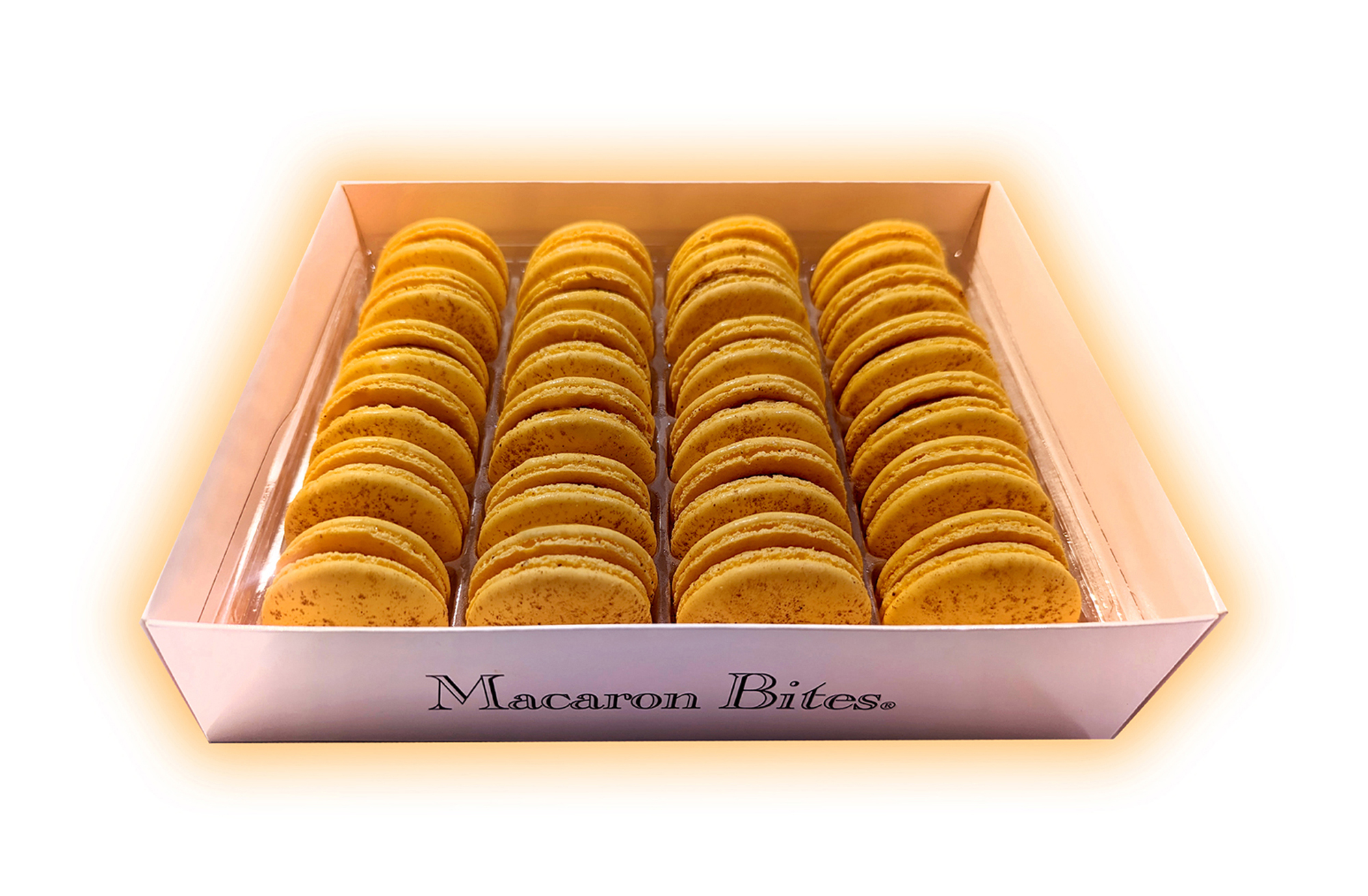 Pumpkin Macaron Cookies Gift Box - 24 Count