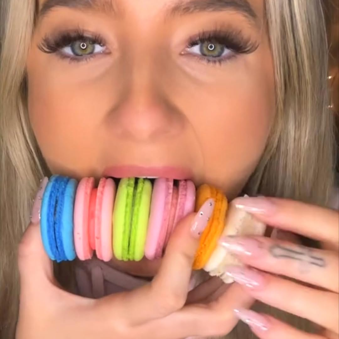 French Macarons - Macaron Bites American Flag (24 Count) | Gourmet Artisan Desserts, Handcrafted Assorted Flavors | Luxury French Pastries Gift Box for 4th of July, Christmas, Corporate Gifts, Weddings, Birthdays & Special Occasions - Image 3